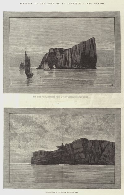 Sketches of the Gulf of St. Lawrence, Lower Canada by Charles Auguste Loye